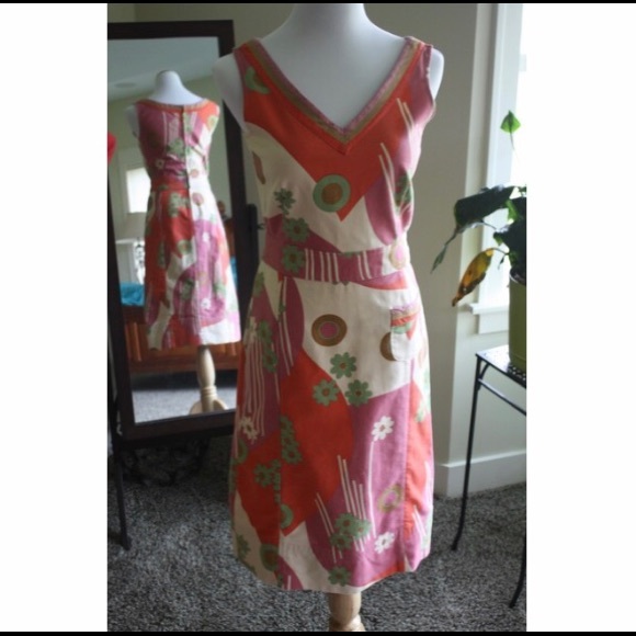 Marc Jacobs sleeveless v-neck dress - Picture 4 of 6